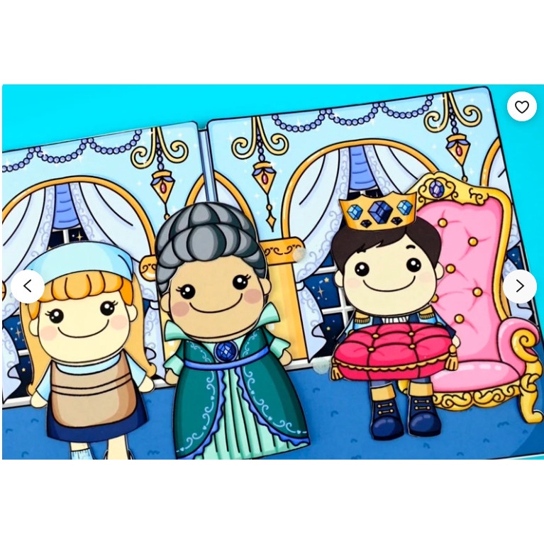 Ngôi nhà búp bê giấy - Cô bé lọ lem