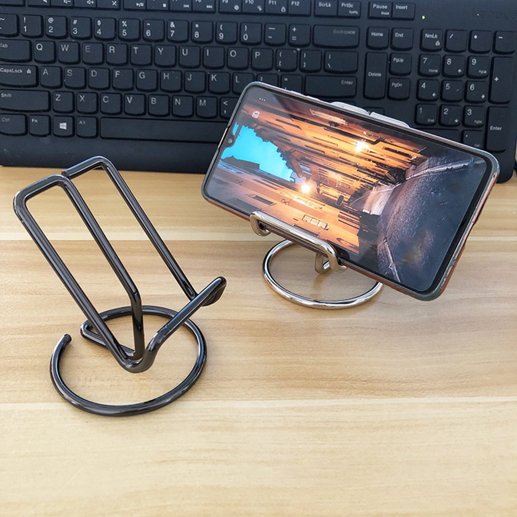 Giá Đỡ Điện Thoại / Máy Tính Bảng Hình Hoa Hướng Dương Bằng Sắt Chống Trượt Tiện Dụng