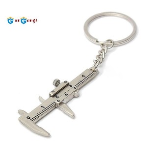 Dụng cụ đo kích thước mini 10cm có móc khóa