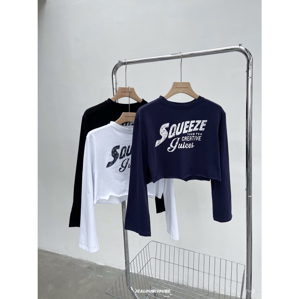 Áo phông dài tay squeeze - 7142