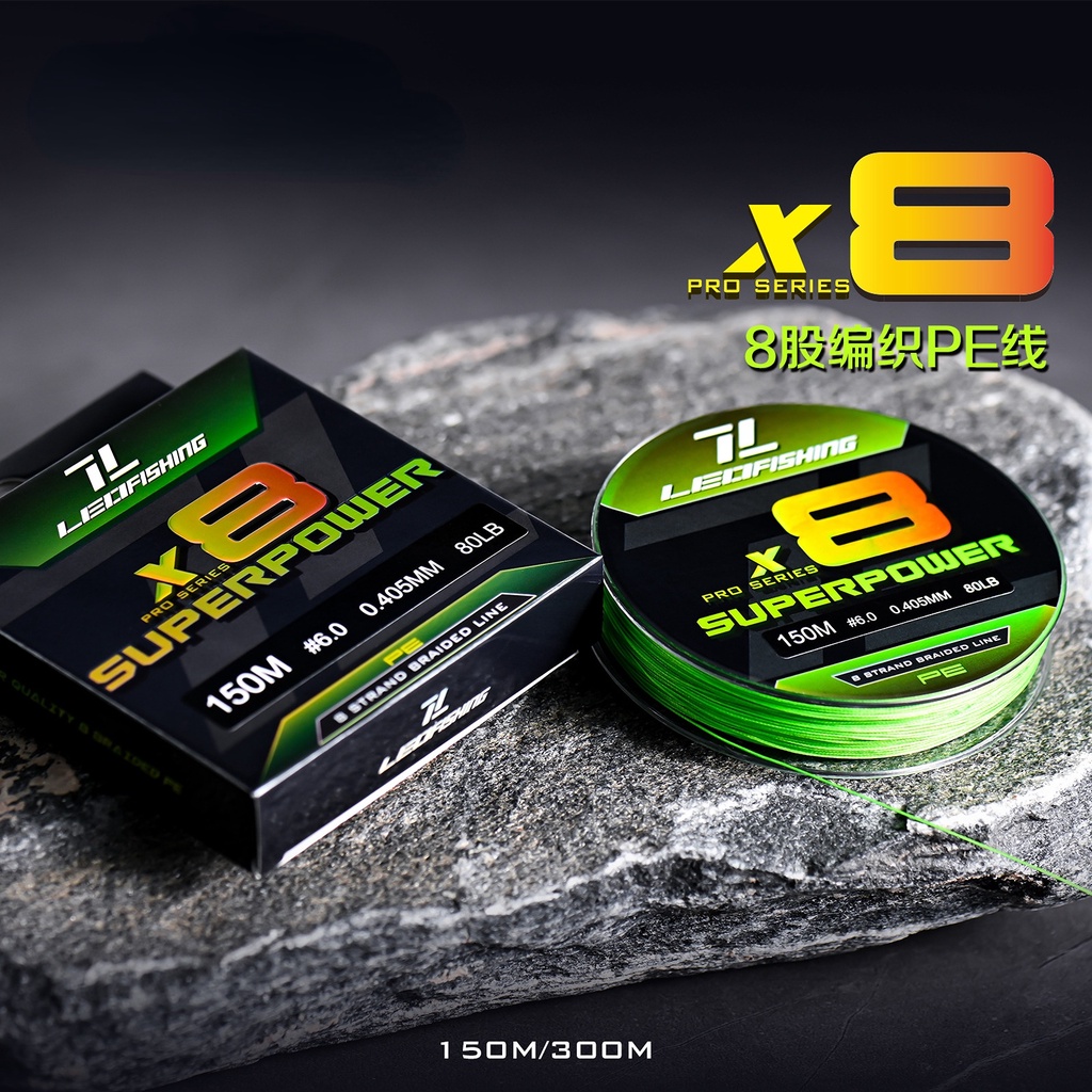 Cuộn Dây Câu Cá Bện 8 Sợi PE 150 / 300M 1417