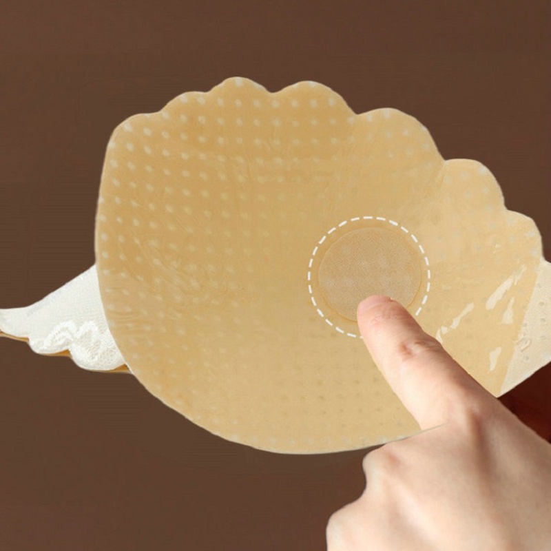 AOFEIQIKE AOFEIQIKE Miếng Dán Ngực Silicone Vô Hình Tái Sử Dụng Được Không Dây Cup A-E []