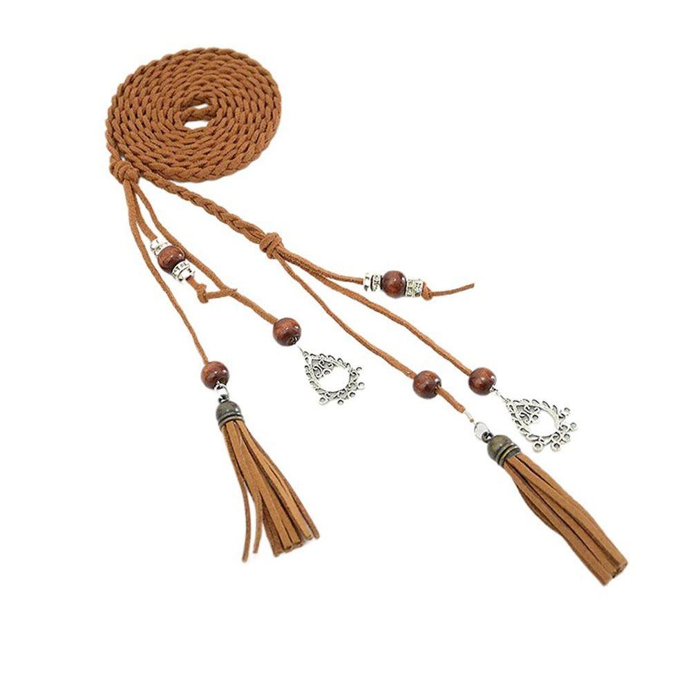 Thắt Lưng Bện Dây Kiểu Boho Ngọt Ngào Cho Nữ