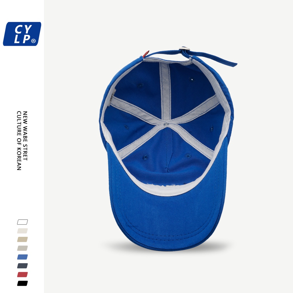 Mũ Lưỡi Trai Mềm Thêu Chữ Phong Cách Hàn Quốc Thời Trang Xuân Hè Cho Cặp Đôi