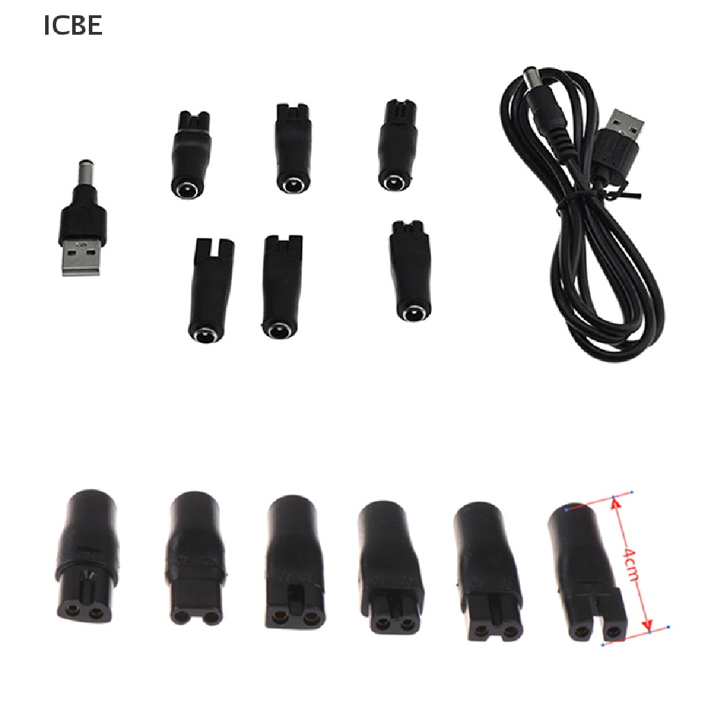 Bộ 8 Dây Cáp Sạc USB 5V Thay Thế Cho Tông Đơ Điện