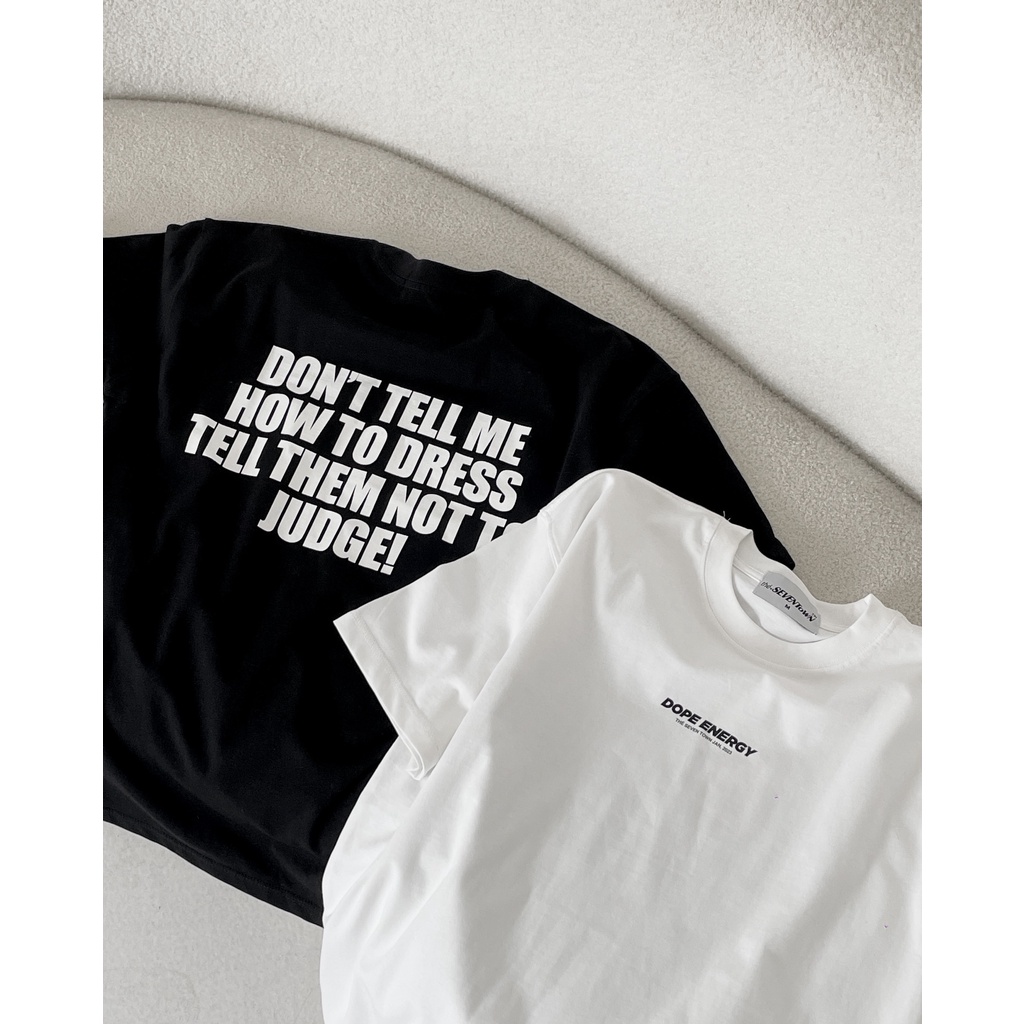 Áo Thun unisex SEVENTOWN DOPE ENERGY TEE tay lỡ local brand màu xanh