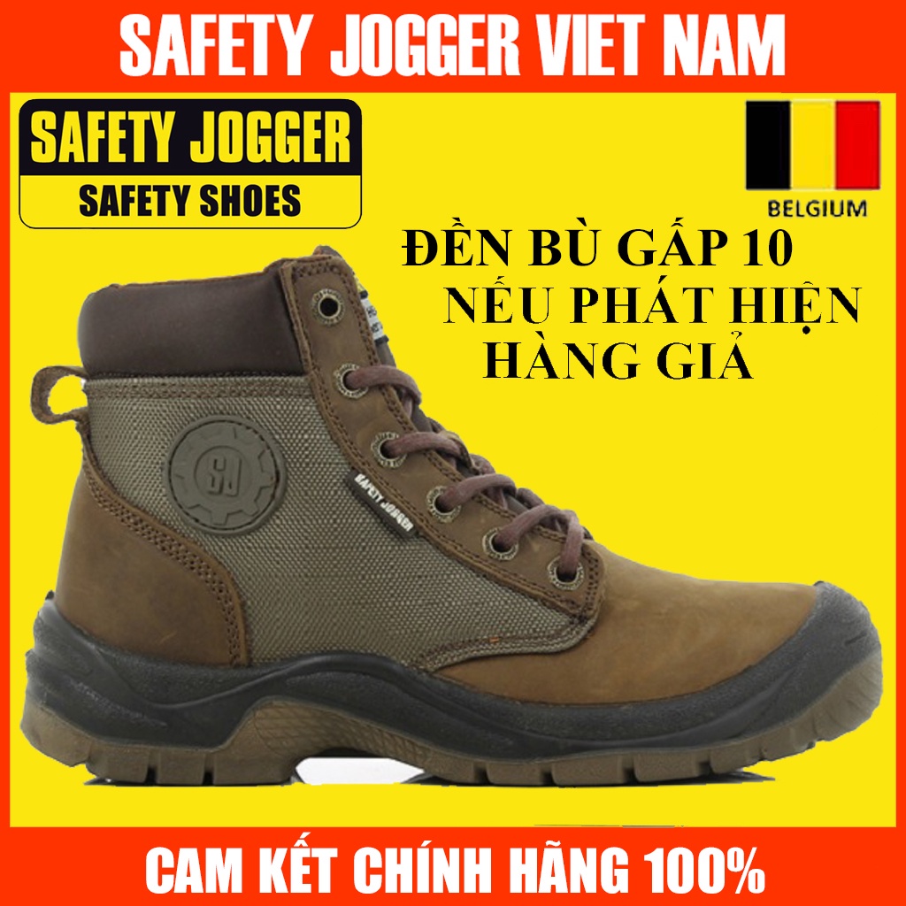 Giày Bảo Hộ Lao Động Jogger Dakar 019 dáng thể thao, chống dập ngón, đâm xuyên