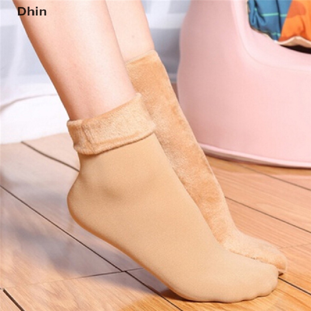 Vớ Cotton Len Dày Dặn Thoáng Khí Thời Trang Mùa Đông Cho Nữ