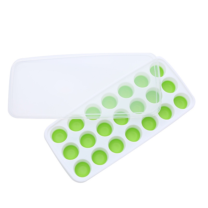 Khay Làm Đá 21 Ngăn Mini Bằng Silicon Mềm Tiện Dụng Cho Gia Đình
