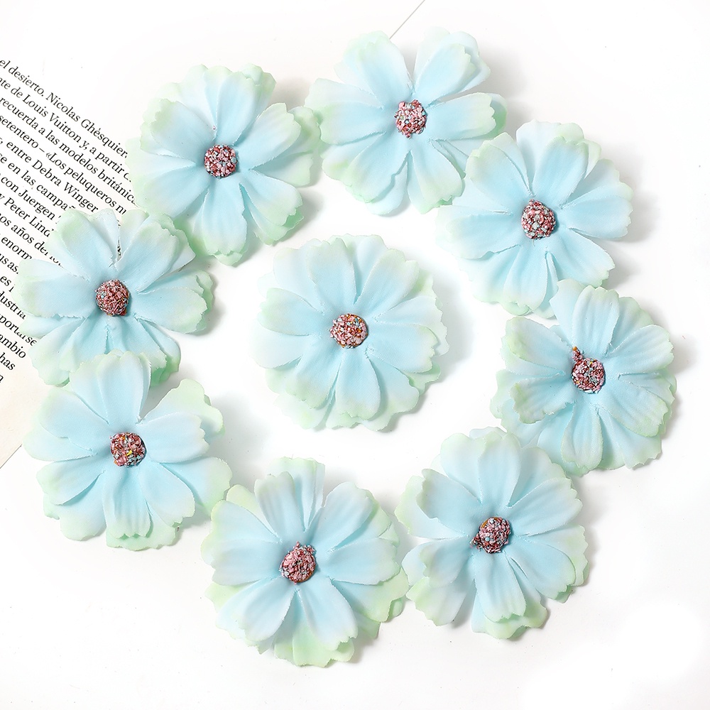 Set 10 Hoa Cúc Giả 5CM Trang Trí Đa Dụng Chất Lượng Cao