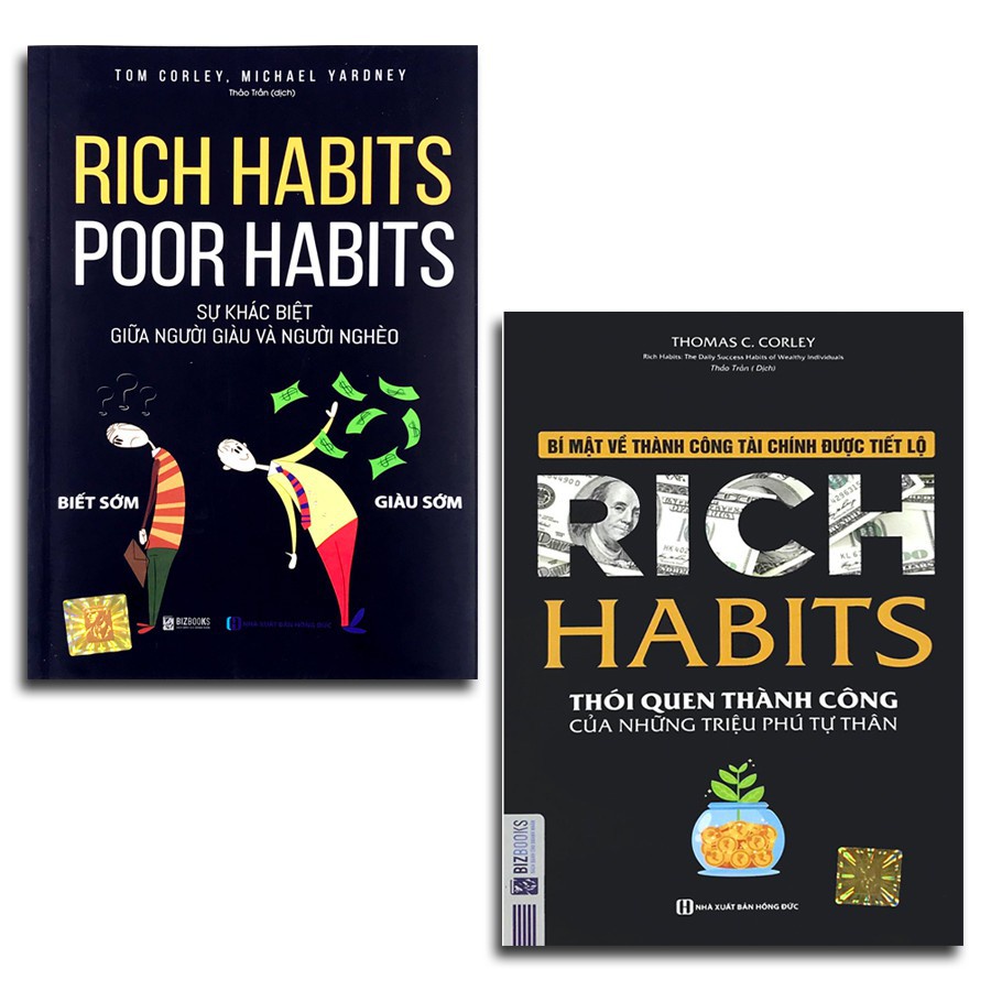 Sách - Rich Habits Thói quen người thành và Rich Habits - Poor Habits Sự khác biệt giữa người giàu và người nghèo(lẻ)