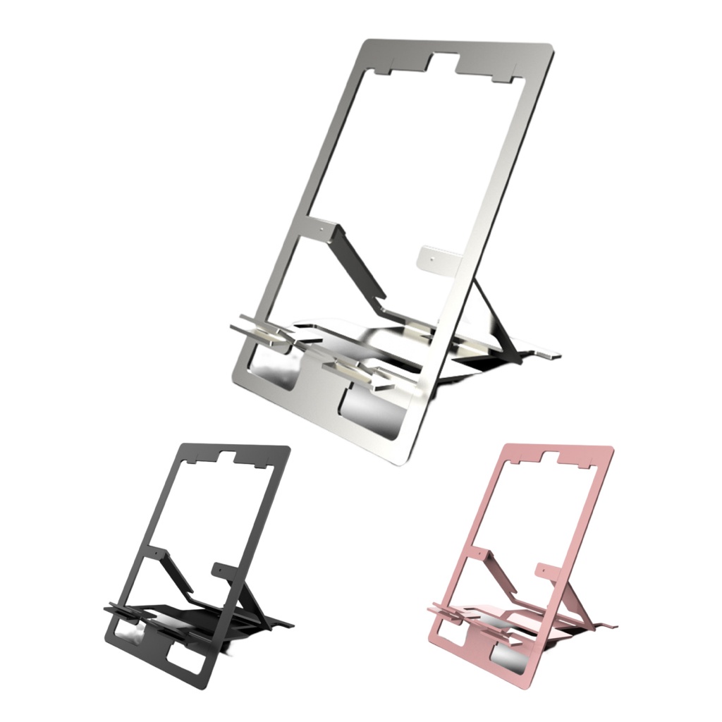 Giá đỡ điện thoại/ máy tính bảng LENOVO bằng hợp kim nhôm siêu mỏng chống rơi tiết kiệm không gian