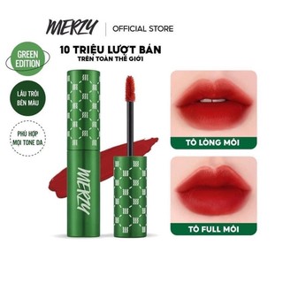 Son Merzy V6 màu đỏ nâu ánh cam
