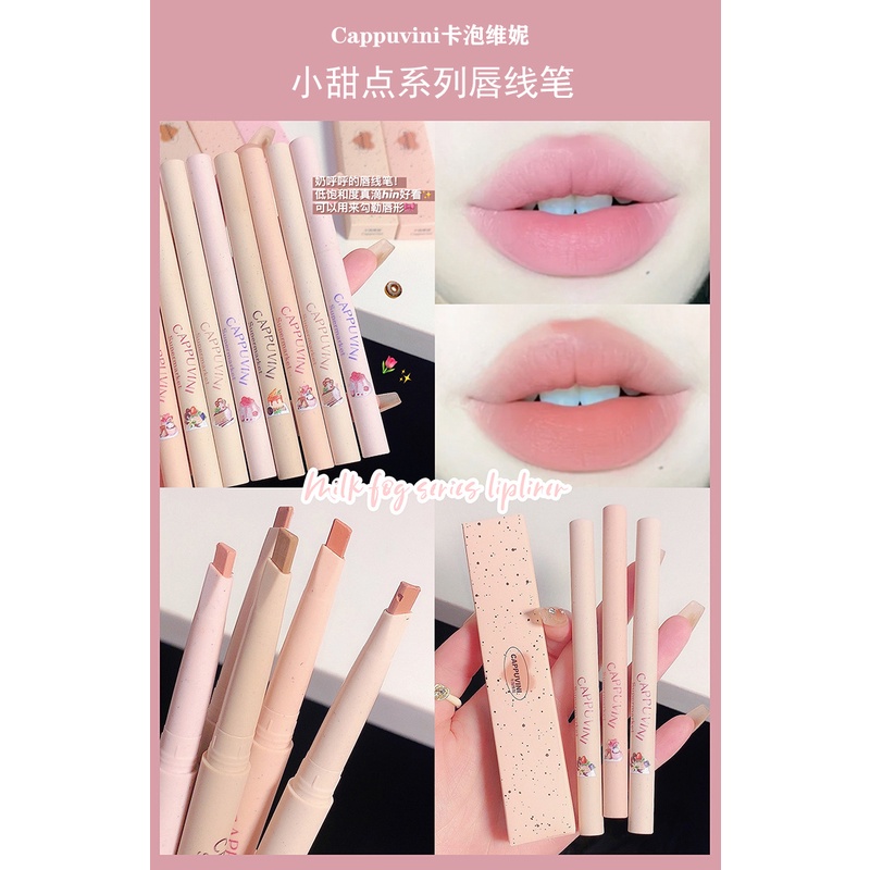 Son Môi Kiêm Chì Kẻ Viền Môi Trang Điểm Nội Thất Cappuvini