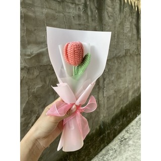 hoa tulip bằng len HandMade