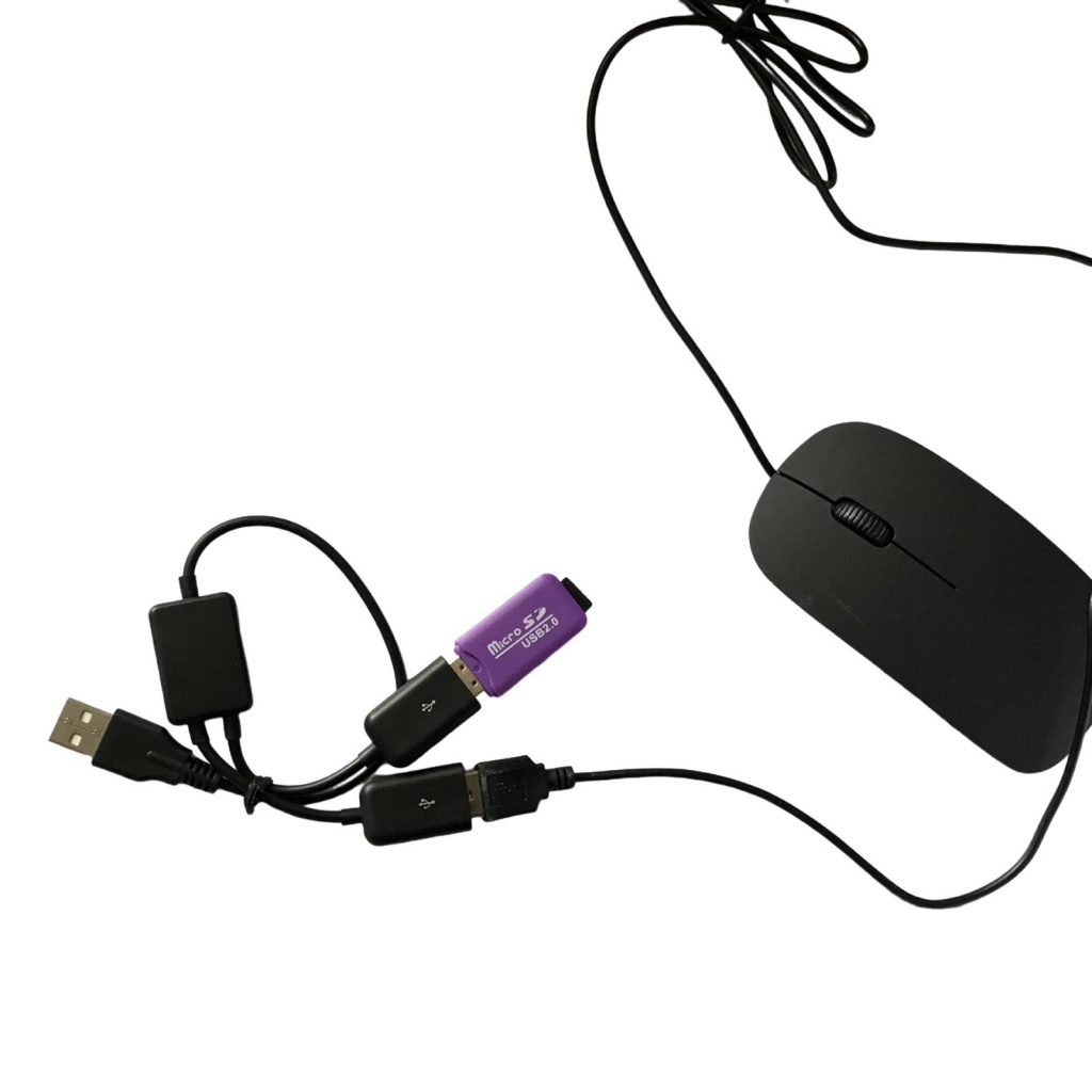 Cáp Mở Rộng USB Tốc Độ Cao 2 Trong 1 Đầu Cắm Sang 2 Cổng Cắm USB Cho Máy Tính