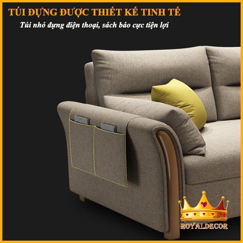 [BÁN CHẠY] Giường gấp gọn thông minh ROYALDECORHN sofa giường phòng khách đa năng khung thép, giường xếp đệm cao su | BigBuy360 - bigbuy360.vn