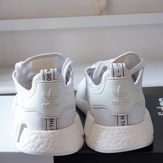 Giày -Adidas NMD R1 White Black, size 40, real 2hand