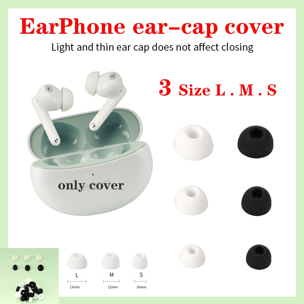 Nút Bọc Đầu Tai Nghe Bluetooth Bằng Silicon Chống Bụi Cho OPPO ENCO X X2 / Air2 Pro / ENCO W11