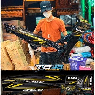 Tem Xe Sirius áo đen mẫu zin