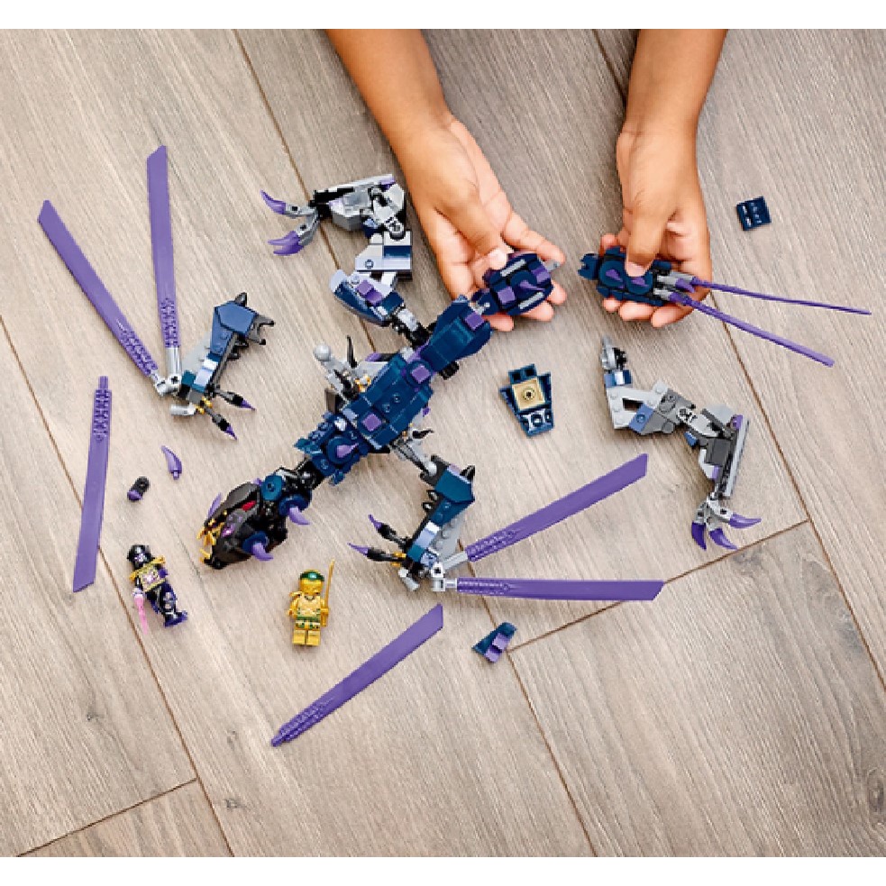 Đồ chơi lắp ráp n.injago rồng đen của chúa tể giúp bé rèn luyện đam mê sáng tạo thông minh 11657 B.ELA-LARI