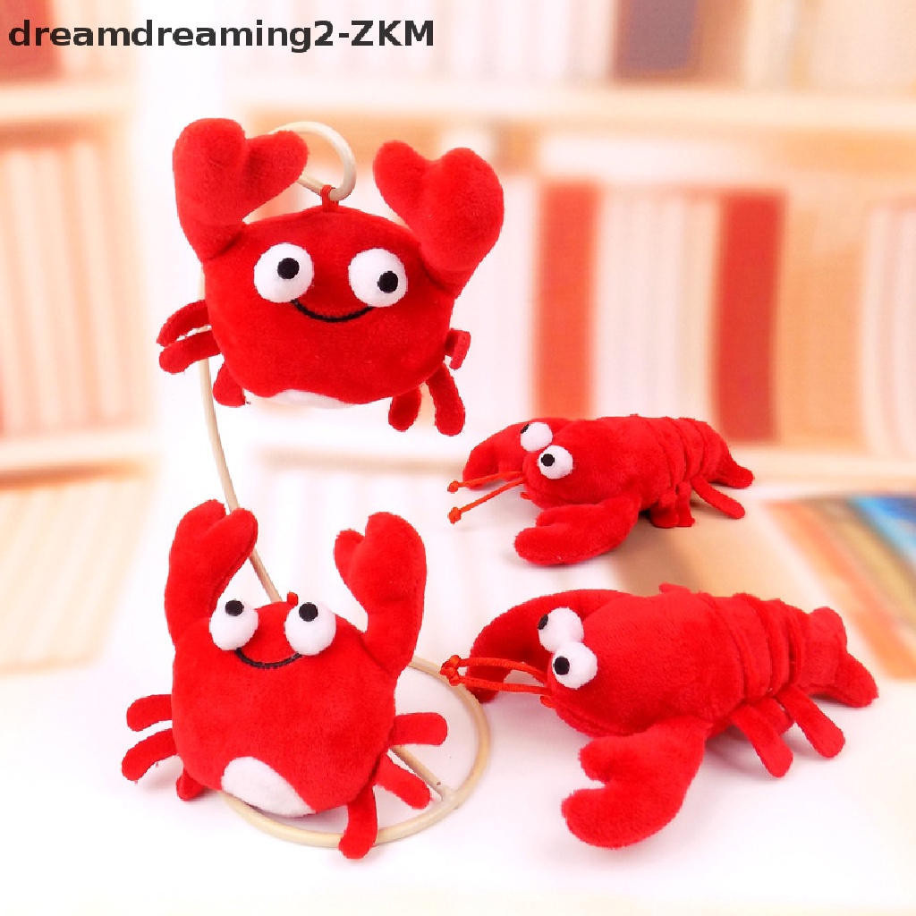 [Dreaming] Móc Khóa Hình Cua Nhồi Bông Bằng PP Cotton Hoạt Hình Vui Nhộn [zkm]