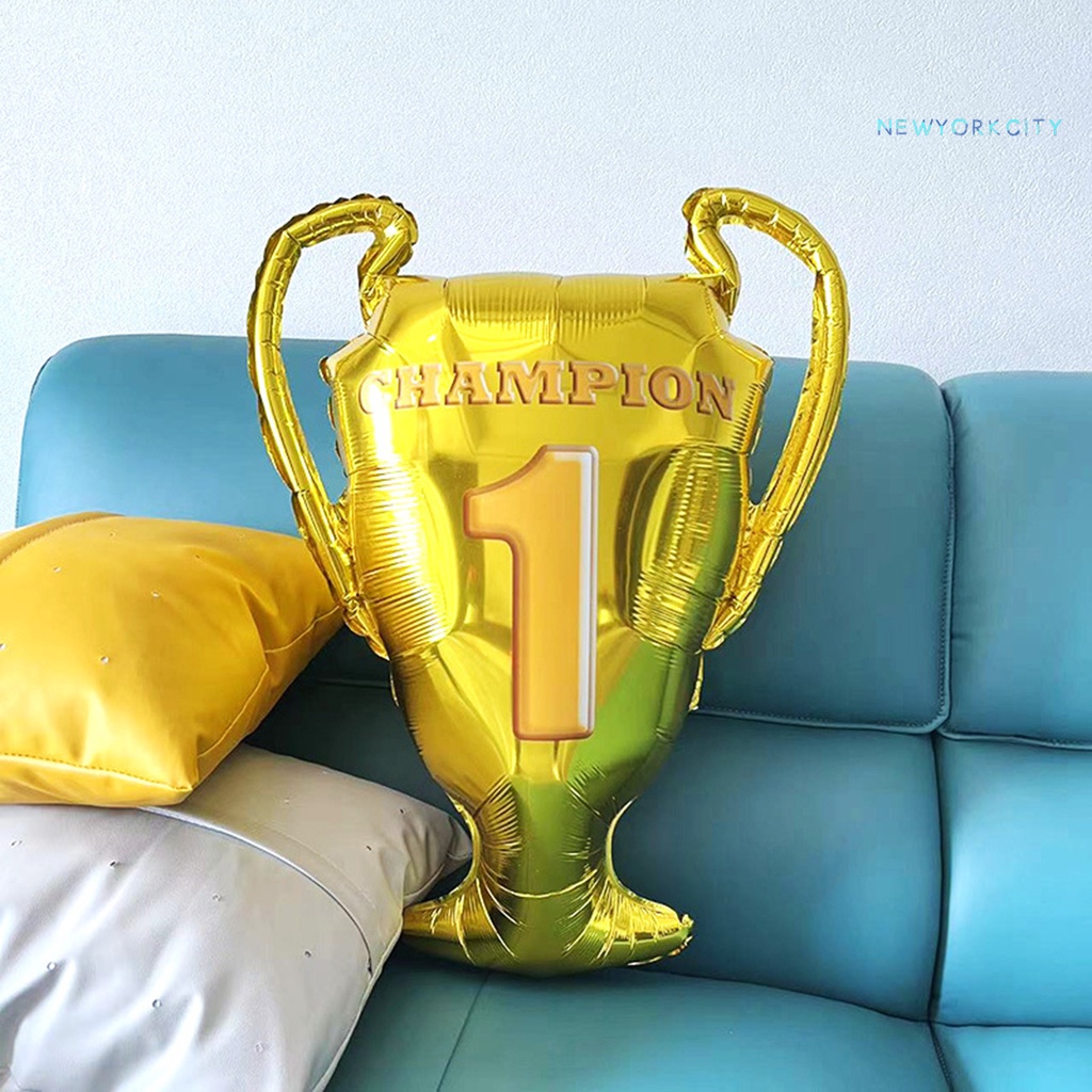 Bong Bóng Thể Thao Bằng Lá Nhôm Độ Co Giãn Cao Không Phai Màu Chủ Đề NY-Balloon Có Thể Tái Sử Dụng