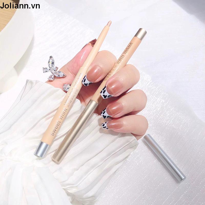 🎐Joliann🎐Bút  Phấn mắt Sweet Mint sáng màu trắng điểm nhũ ánh ngọc trai lâu trôi chống thấm nước