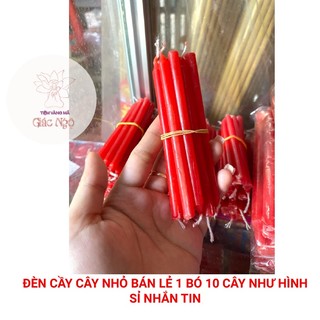 Đèn cầy cây loại nhỏ - Vàng mã Giác Ngộ