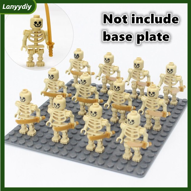 Set 12 Mô Hình Lego Nhân Vật Chiến Binh Kiếm Xương