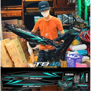 Tem Xe Sirius áo đen mẫu zin