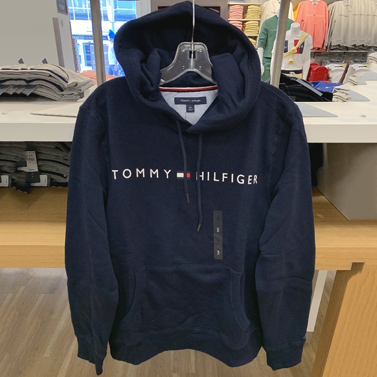 Hàng Có Sẵn Áo Sweatshirt Tomy Áo Hoodie Chui Đầu Có Cổ Nhãn Hiệu Phong Cách Cặp Đôi Cho Nam Và