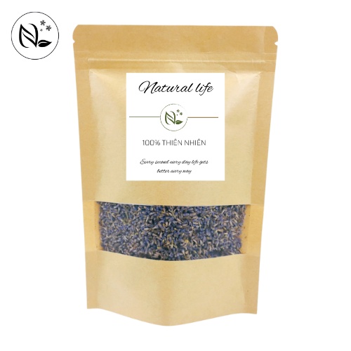 Hoa lavender/oải hương khô đẹp loại 1 20G - 100G Natural Life giảm lo âu căng thẳng