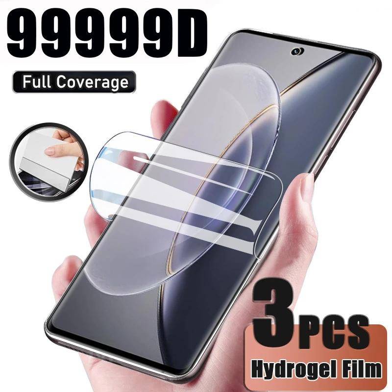 Set 3 Phim Hydrogel Dán Bảo Vệ Màn Hình Điện Thoại VIVO X90 X80 X70 X60 X50 Pro Plus V23 Pro V21 S12 S15 Pro VIVO IQOO 8 9 10 Pro