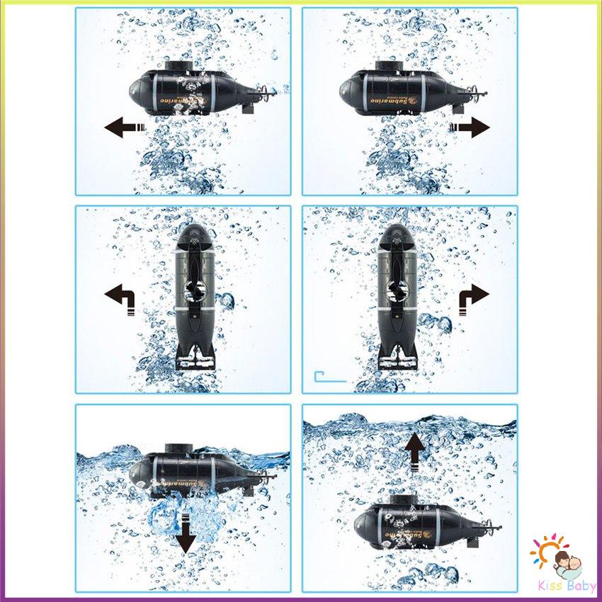 Đồ chơi mô hình tàu ngầm điều khiển từ xa mini không dây 6 kênh