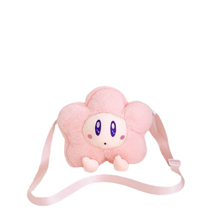 Sanrio gấu dâu Lotso Túi Xách Đeo Vai Sức Chứa Lớn Họa Tiết Hoa Hoạt Hình Thời Trang