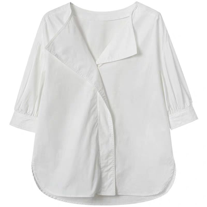 Áo Sơ Mi Ngắn Tay Thiết Kế Mới Thời Trang Mùa Hè 2023 Dành Cho Nữ