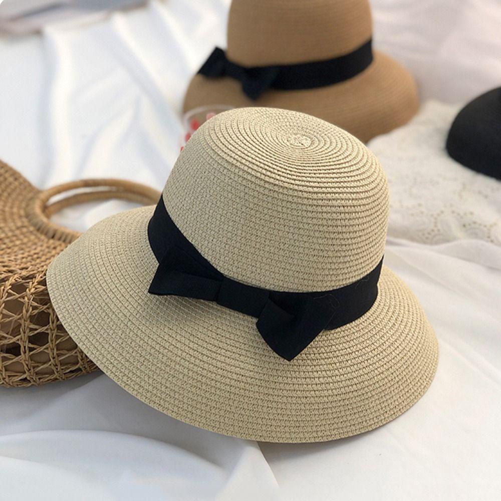 Nón Cối Chống Nắng / Tia UV Thiết Kế Đơn Giản Ngọt Ngào Thời Trang Đi Biển Cho Nữ