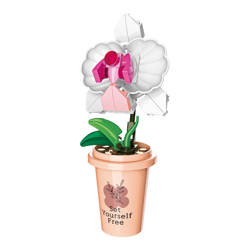 Bộ Đồ Chơi Lắp Ráp Mô Hình Chậu Cây Xương Rồng / Núi Hoa Sen DIY