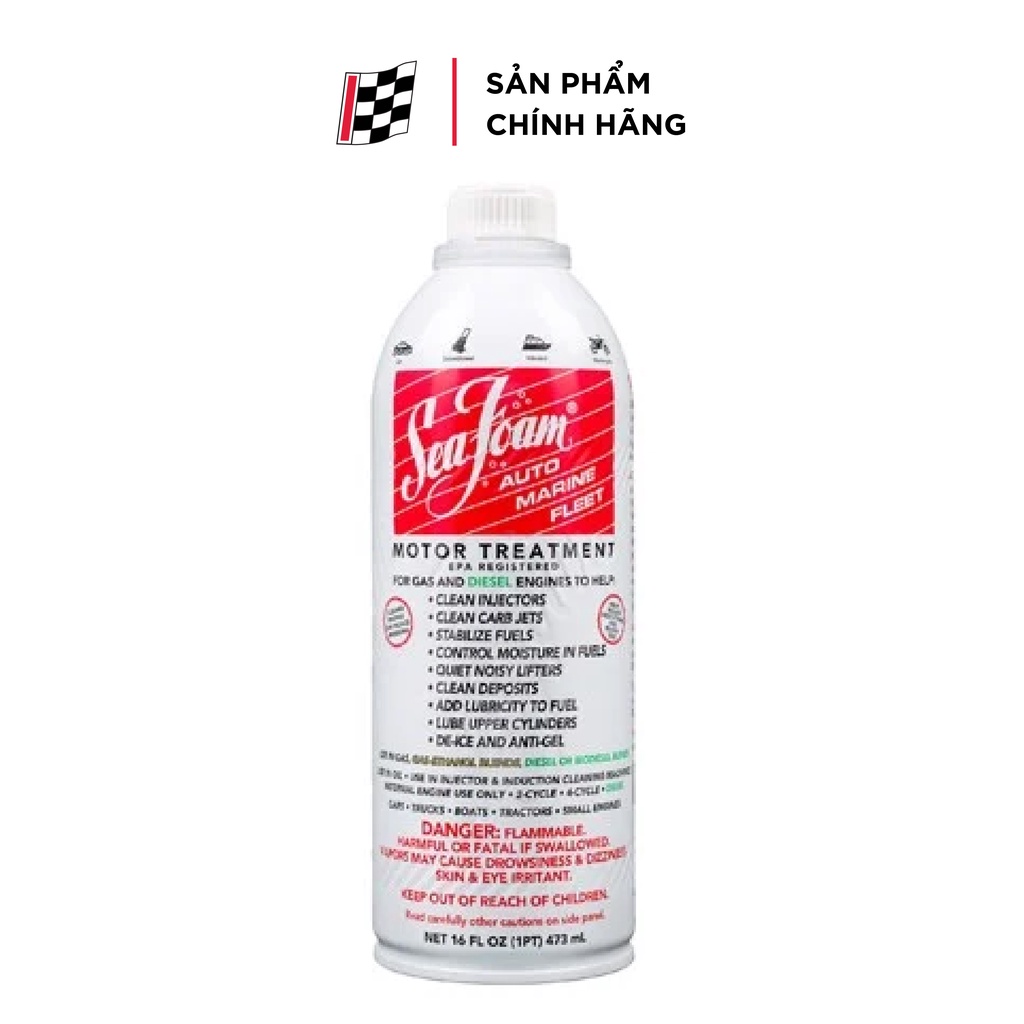 Dung dịch vệ sinh, súc rửa động cơ Seafoam SF-16 Motor Treatment 473ml