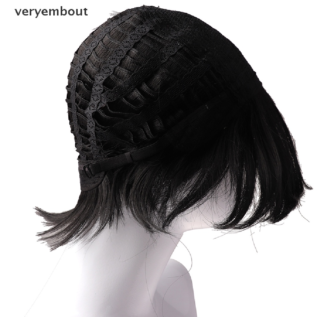 Tóc Giả Ngắn Màu Đen Hóa Trang Nhân Vật Yakusoku no Neverland The Promised Neverland Ray