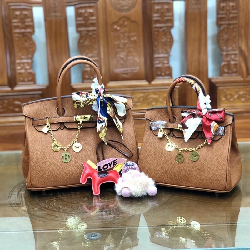 Túi nữ quai xách công sở kèm dây đeo chéo da bò siêu mềm 13 màu hot