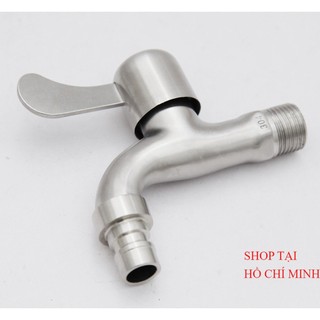 Vòi hồ - vòi máy giặt Inox SUS 304. Vòi Hồ . Vòi Gắn Tường. Vòi Xả xô