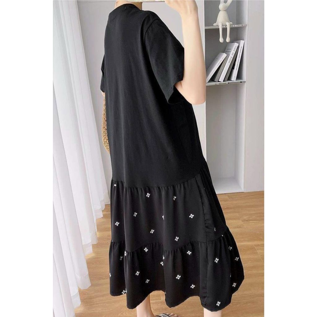 Váy Bầu Đẹp Dáng Suông Thời Trang Thiết Kế Xinh Xắn Mặc Đi Chơi Đi Làm M668 Mom and Baby