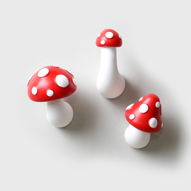 Nam Châm Dán Tủ Lạnh Hình Cây Nấm 3D Bằng Nhựa Resin