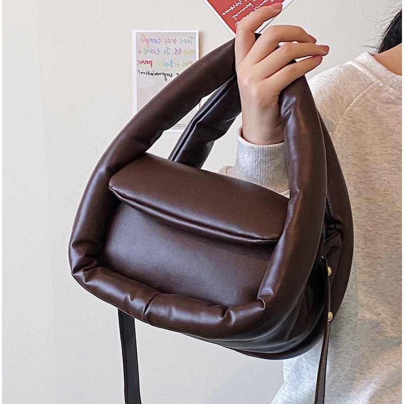 Túi Xách JASMIN NOIR Da PU Đeo Chéo Thiết Kế Đơn Giản Cho Nữ