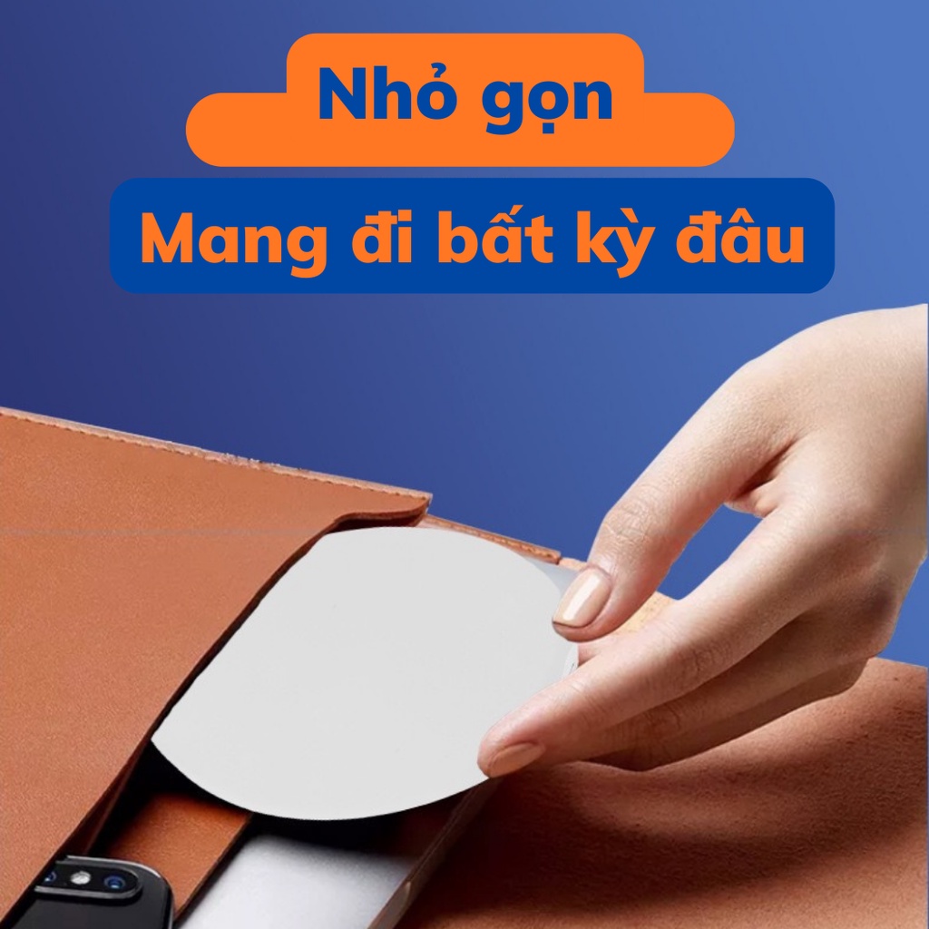 Đế Sạc Không Dây Từ Tính 15W Cho IP 13/13promax/14/14promax - màu trắng, hỗ trợ sạc nhanh