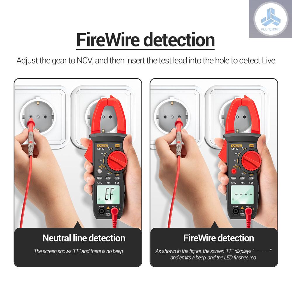 Vạn Năng Kế ANENG ST182 pro 4000 AC Kỹ Thuật Số 400A Có Đèn Nền NCV B130