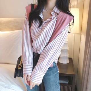 (Order 7-10 ngày) Áo sơ mi kèm nơ vai (kèm ảnh thật)