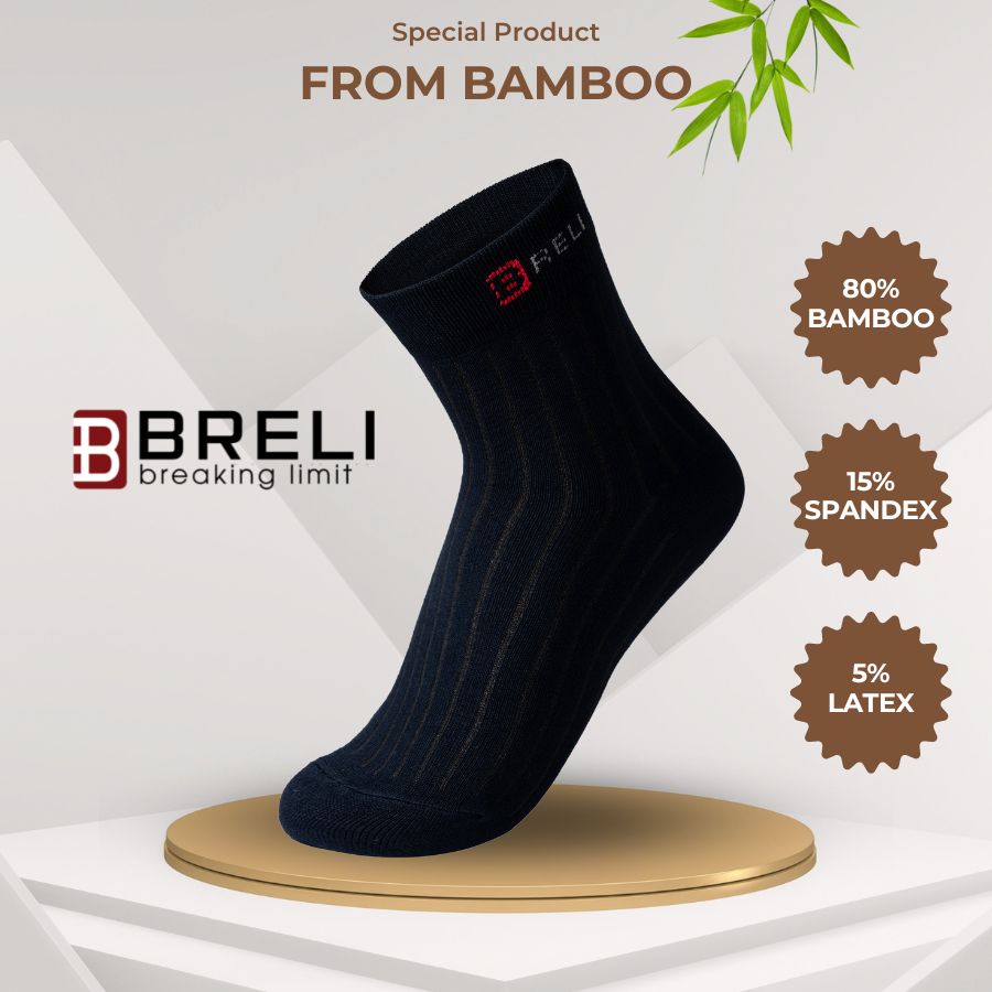Tất nam cổ cao Bamboo BRELI - BTB2252-PUR